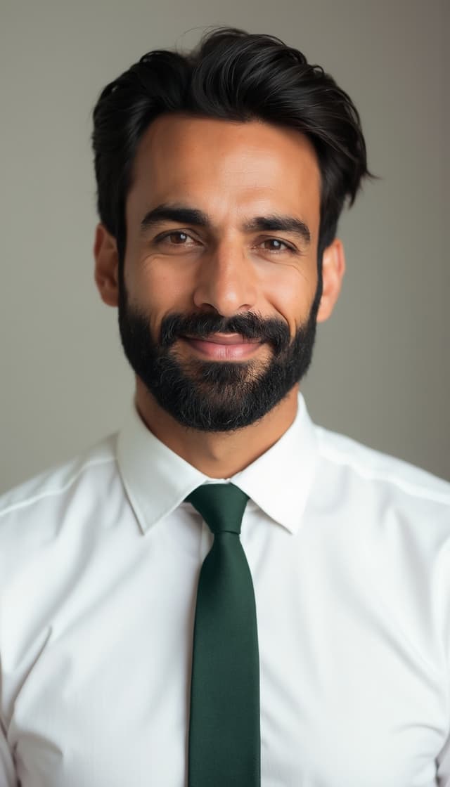 Smart casual look with a polo shirt in an outdoor urban environment